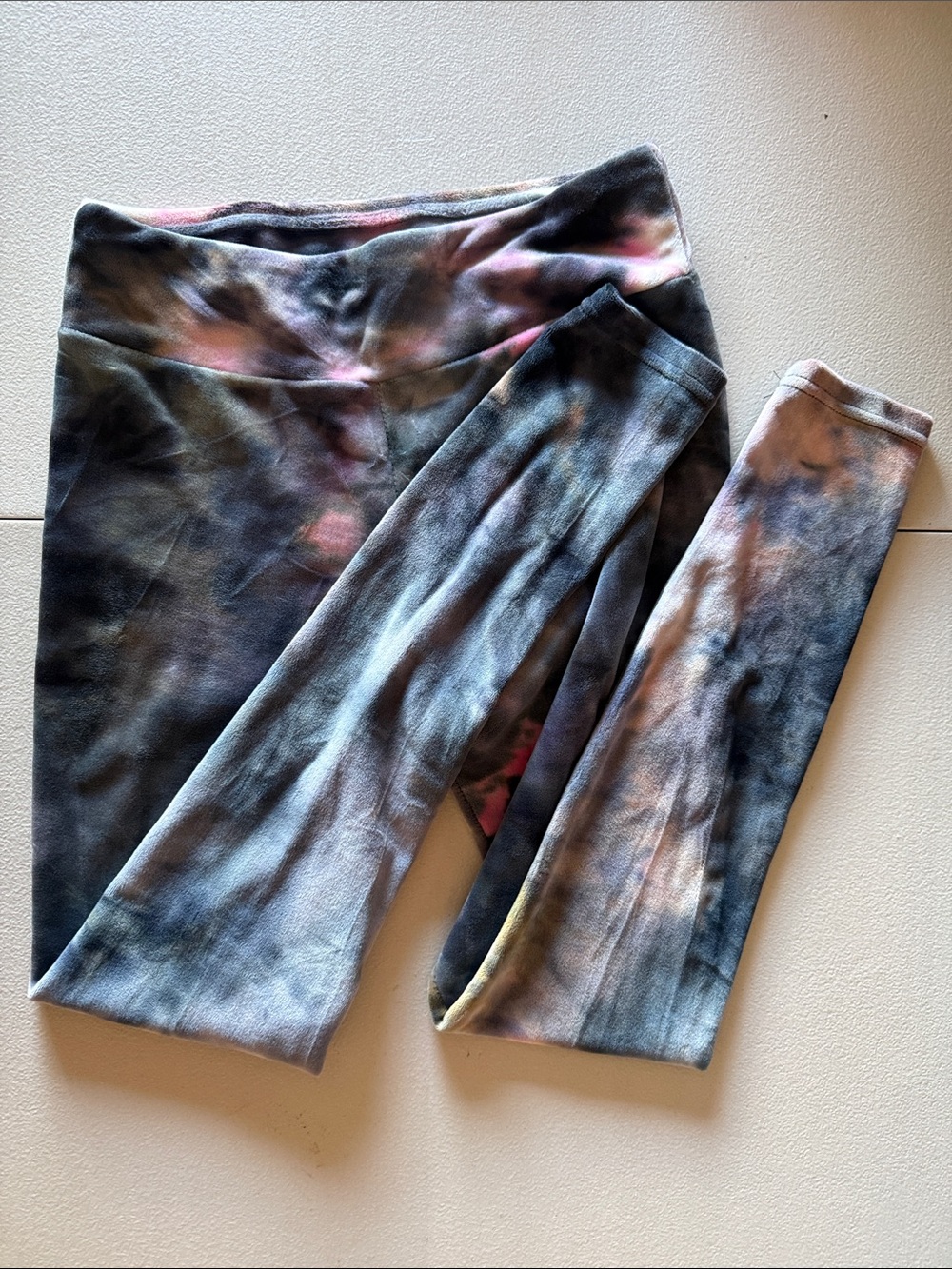 Eye Candy Leggings - Multicolor Tie dye Size M